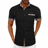 Mens Collared Shirts Button Up Cardigan Long Sleeve For Street wear Casual Daily Wear