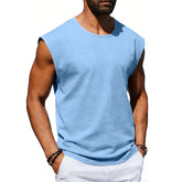 Mens pullover T-Shirts Sleeveless Tops