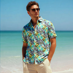 Men's Holiday Beach Wear Cardigan Hawaii Shirts