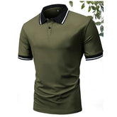 Men's Regular-fit pure colors Short sleeve Dress Shirts