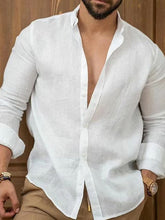 Men's T shirts Breathable Feeling Long Sleeve Cardigan