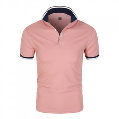 Mens Collared Polo Shirts Pure color