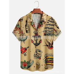 Men's Beach Wear Retro Style Hawaii Shirts