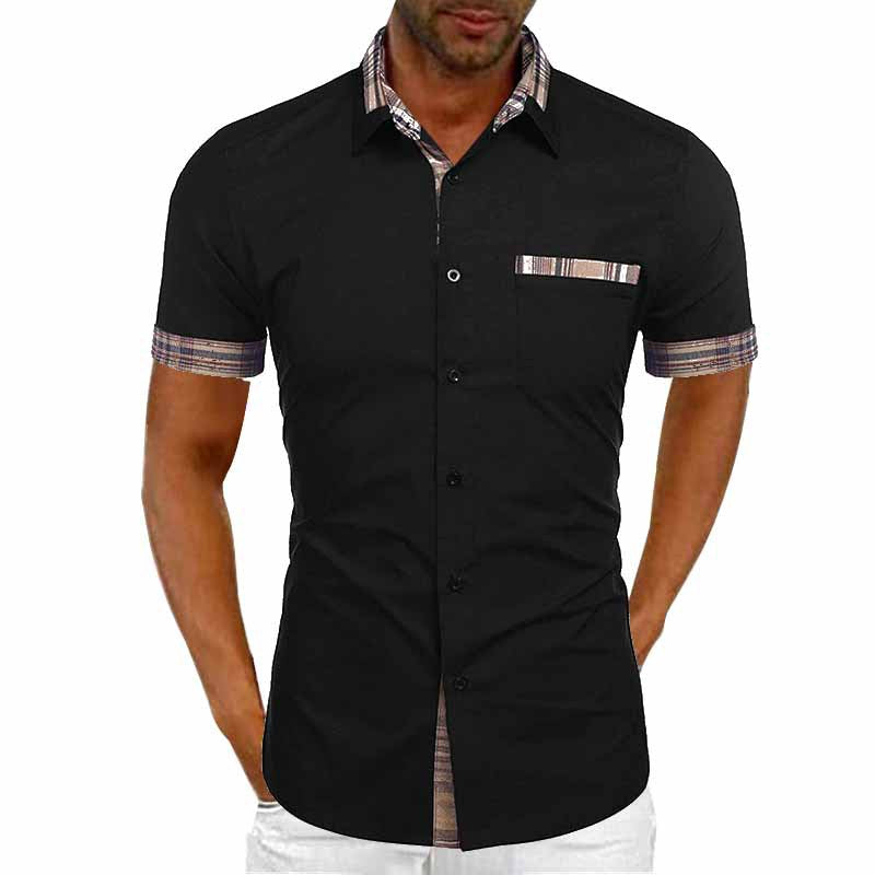 Mens Collared Shirts Button Up Cardigan Long Sleeve For Street wear Casual Daily Wear