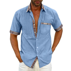 Mens Collared Shirts Button Up Cardigan Long Sleeve For Street wear Casual Daily Wear