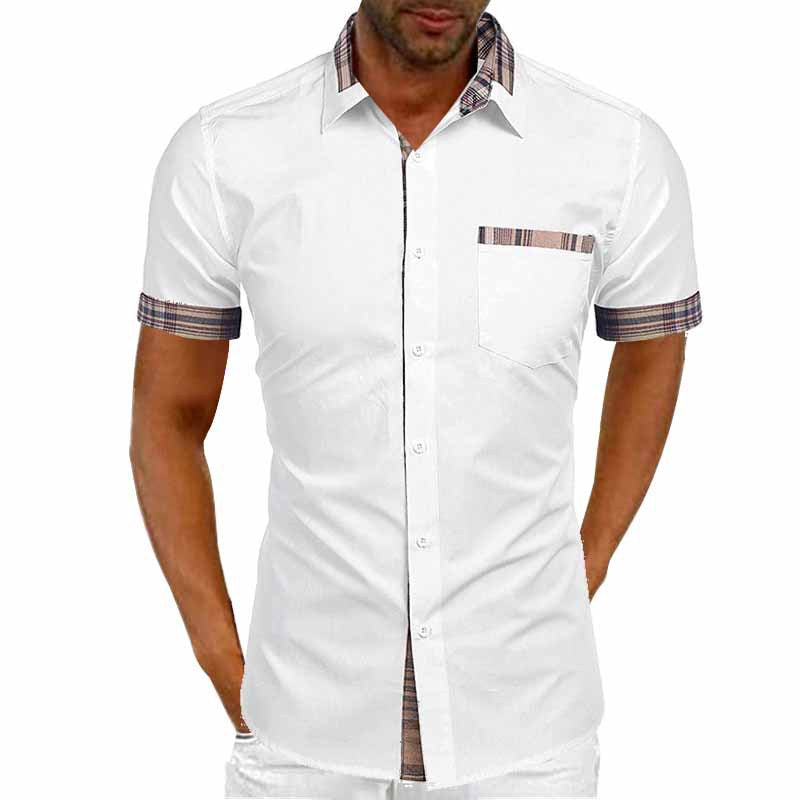 Mens Collared Shirts Button Up Cardigan Long Sleeve For Street wear Casual Daily Wear