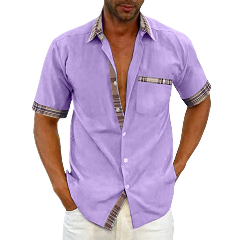 Mens Collared Shirts Button Up Cardigan Long Sleeve For Street wear Casual Daily Wear