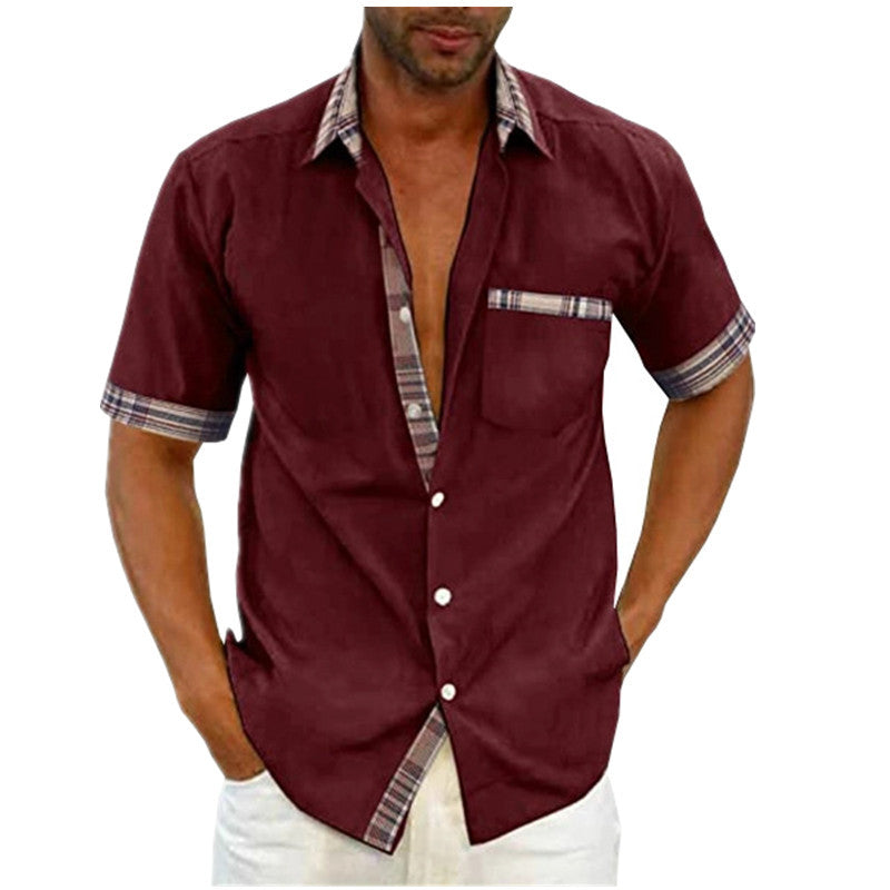 Mens Collared Shirts Button Up Cardigan Long Sleeve For Street wear Casual Daily Wear