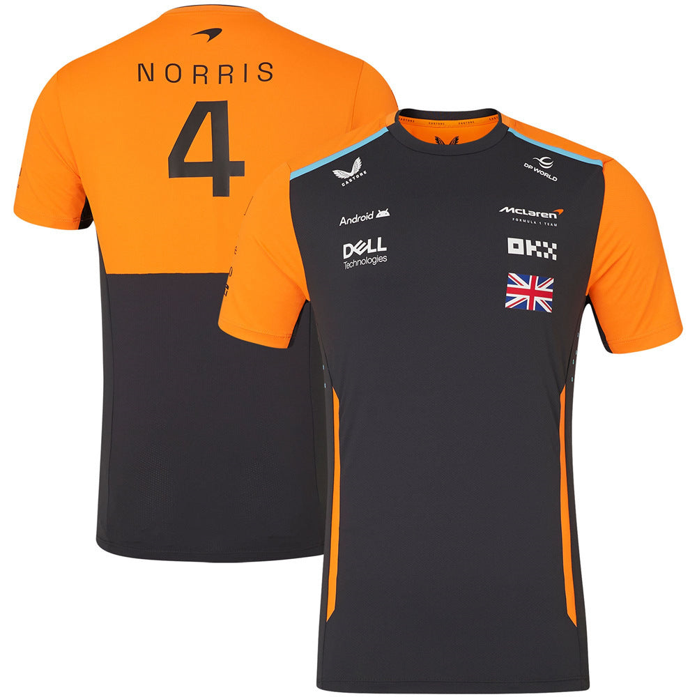 Mens T-Shirts Racing Suit Quick Drying Digital Printing Tops