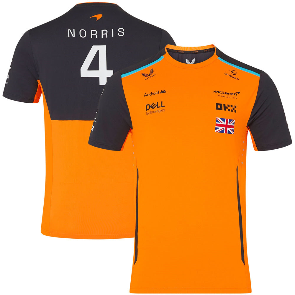 Mens T-Shirts Racing Suit Quick Drying Digital Printing Tops