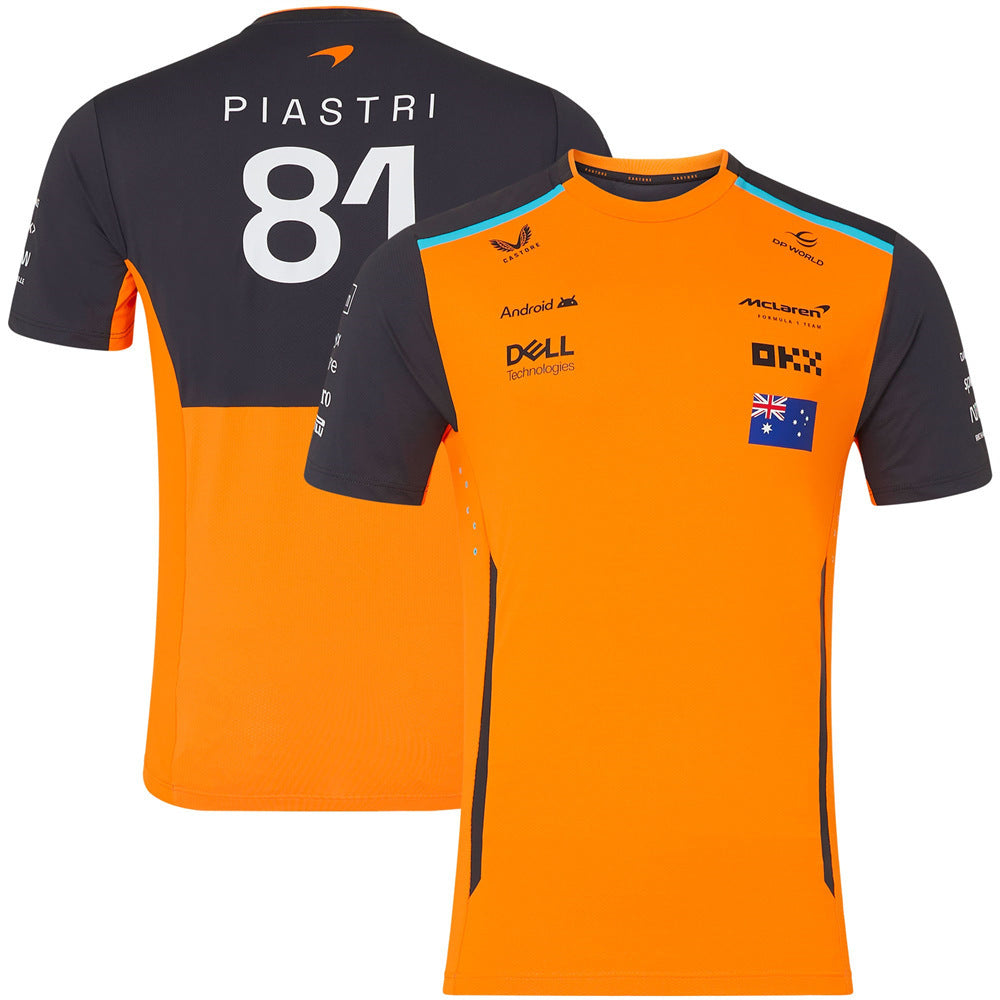 Mens T-Shirts Racing Suit Quick Drying Digital Printing Tops
