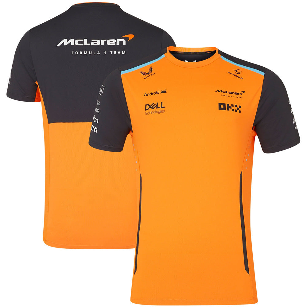 Mens T-Shirts Racing Suit Quick Drying Digital Printing Tops