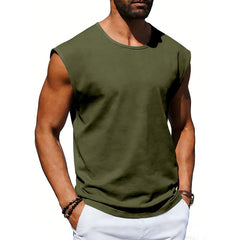 Mens pullover T-Shirts Sleeveless Tops