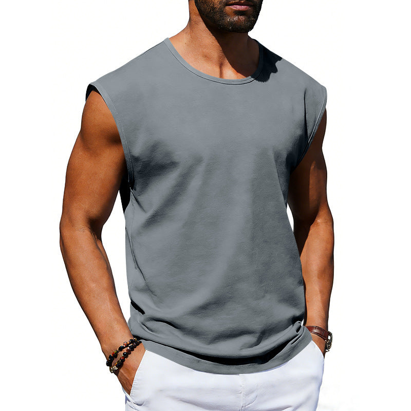Mens pullover T-Shirts Sleeveless Tops