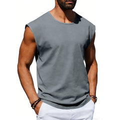 Mens pullover T-Shirts Sleeveless Tops