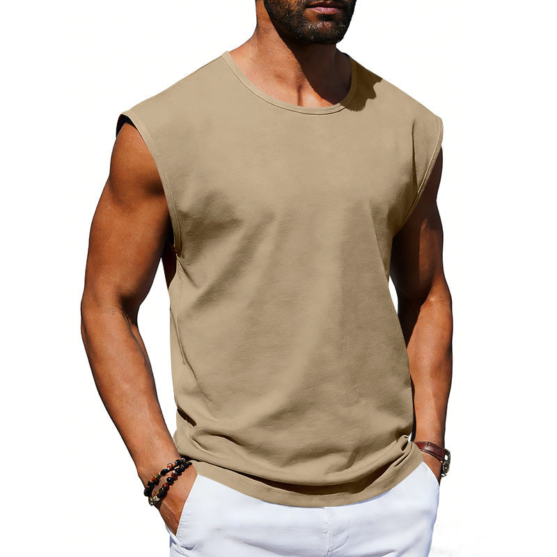 Mens pullover T-Shirts Sleeveless Tops
