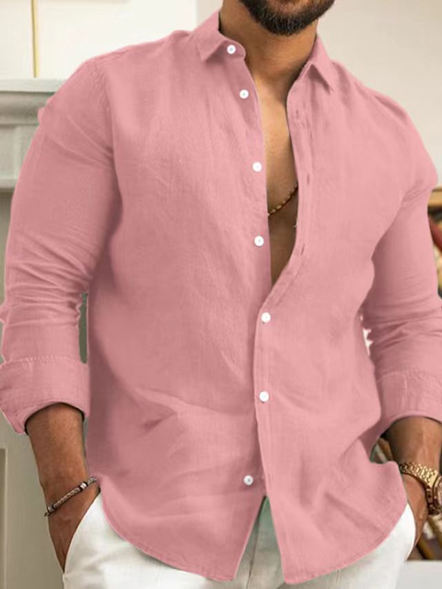 Men's T shirts Breathable Feeling Long Sleeve Cardigan