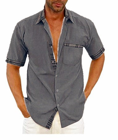 Mens Collared Shirts Button Up Cardigan Long Sleeve For Street wear Casual Daily Wear