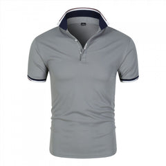 Mens Collared Polo Shirts Pure color