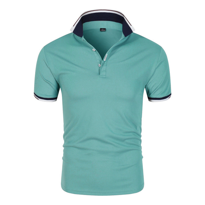 Mens Collared Polo Shirts Pure color