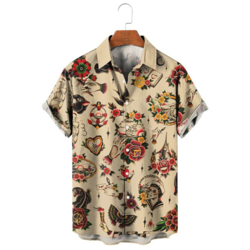 Men's Beach Wear Retro Style Hawaii Shirts