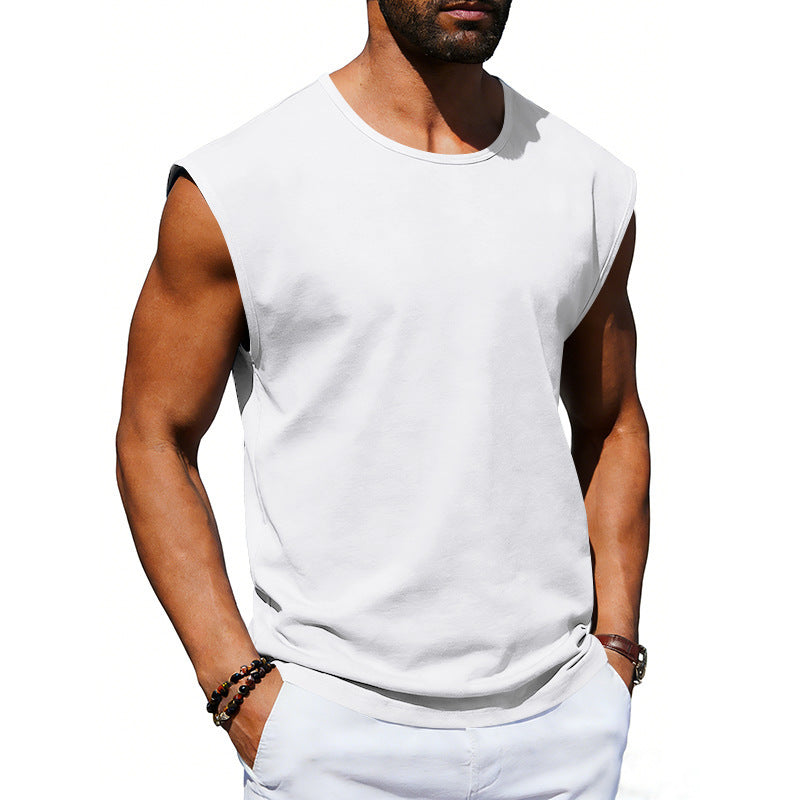 Mens pullover T-Shirts Sleeveless Tops