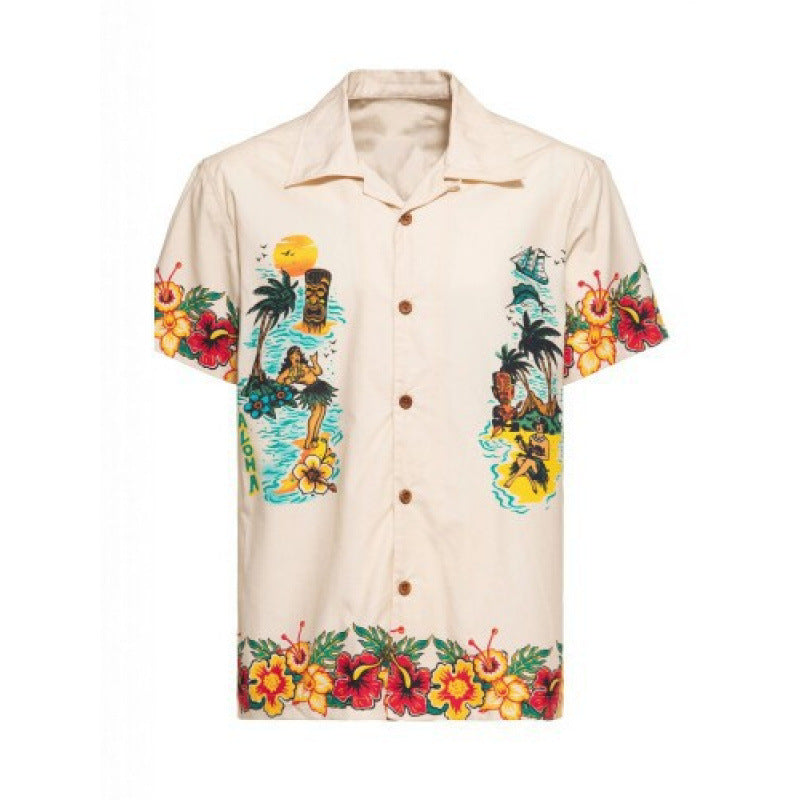 Men's Beach Wear Retro Style Hawaii Shirts